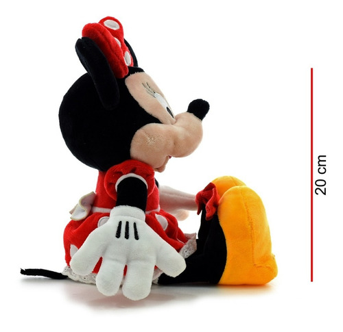 Imagen 6 de 8 de Minnie Peluche 30 Cm Original Phi Phi Toys Disney La Plata