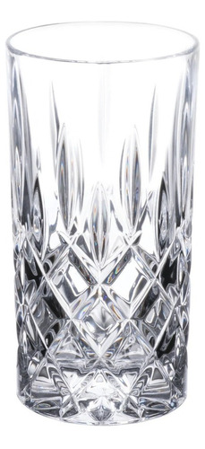 24 Vasos De Vidrio Cortado Cristal Eternal Stovmex Mayoreo