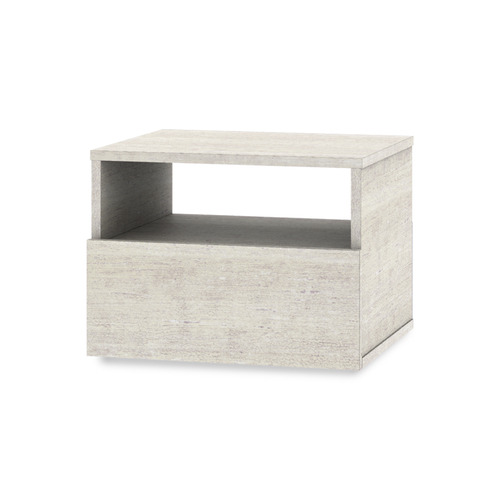 Mesa De Luz Flotante Mesita 1 Cajon Vintage