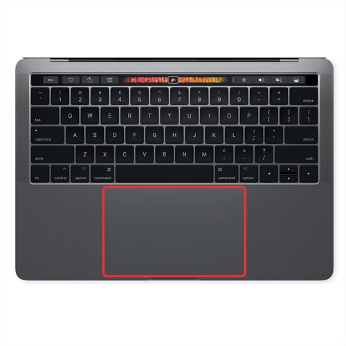 Trackpad Macbook Pro 13.3 A1708 A1706 2016 2017 Space Gray