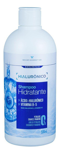 Shampoo Hidratante Wever Ácido Hialurônico E Vitamina B5