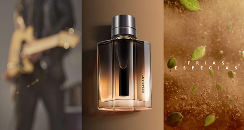 Perfume Desafiant 90 Ml Esika + Regalo Sachets De Perfume