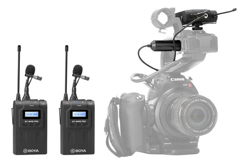 Sistema Boya Inalámbrico De Doble Canal Uhf By-wm8-pro-k2