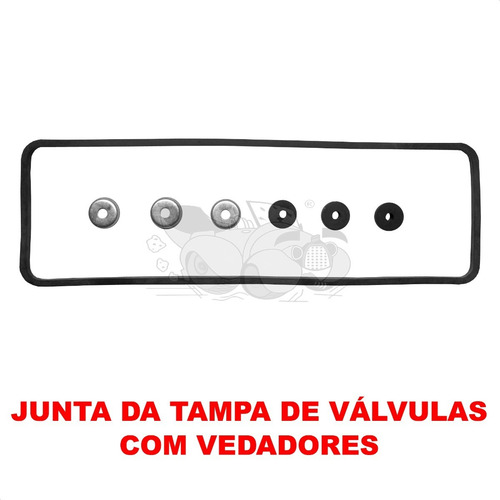 Kit Junta Carter Coletor Tampa Válvula Corcel 2 Del Rey Cht