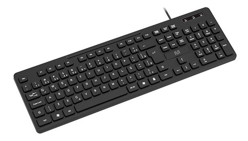 Teclado Com Fio Soft Silence Abnt2 Qwertz Multilaser Tc144