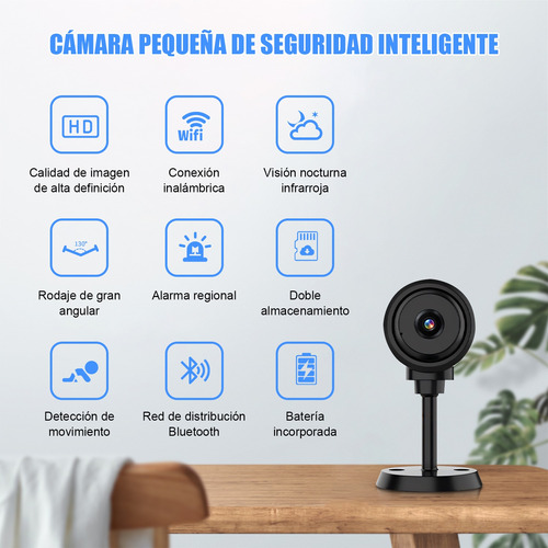 3mp Mini Cámara Espía Anbolm Wifi Hd Cámaras De Seguridad