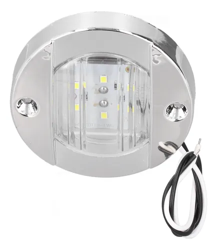 Marcador Lateral De Aviso Led Stern De 12 V, Redondo, Blanco