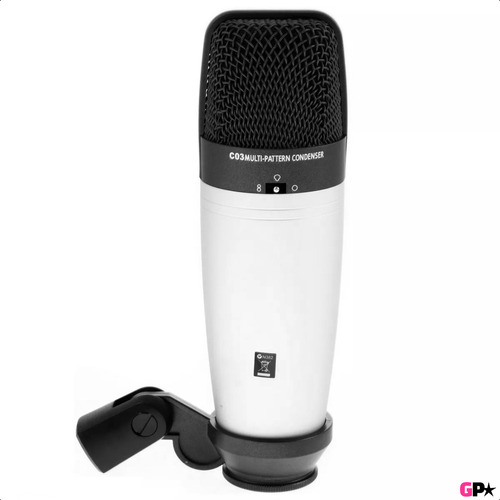 Micrófono Condenser Profesional Samson C03 Estuche Pipeta