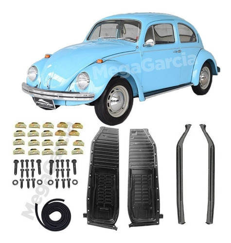 Kit Assoalho Caixa Ar Fusca 77 78 79 80 81 82 84 85 86 87
