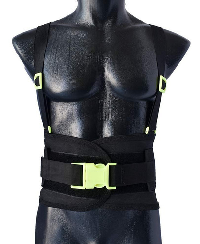 Imagen 3 de 10 de Faja Para Cargar Lumbar Con Tirantes Jyrsa