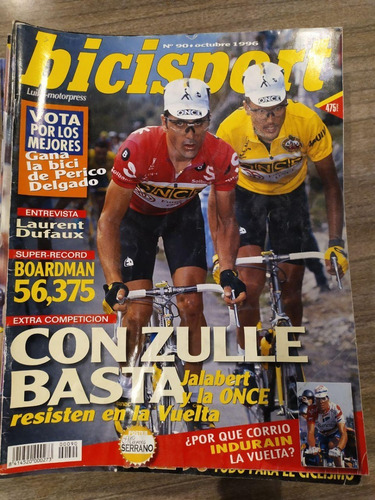 Revista Ciclismo A Fondo Bicisport España Lote Poster (Usado)