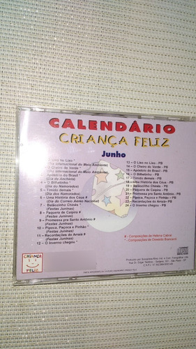 Cd Calendário Criança Feliz - Junho ( 15271 ) (Usado)