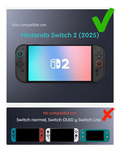 Funda Para Para Nintendo Switch 2 Base, Blanco - Zelda