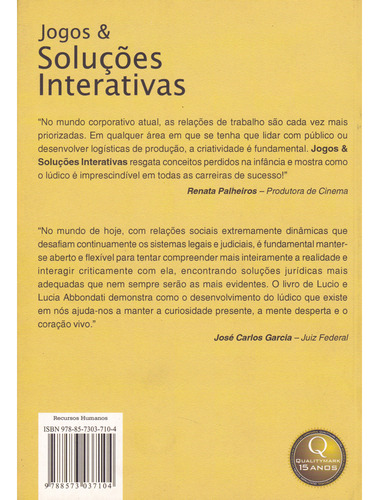 Jogos & Soluções Interativas - Lucio Abbondati Junior | Lucia Vasconcellos Abbondati