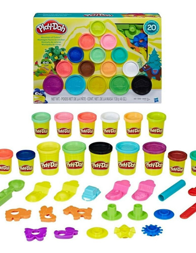 Play Doh, Montaña De Colores Multicolor