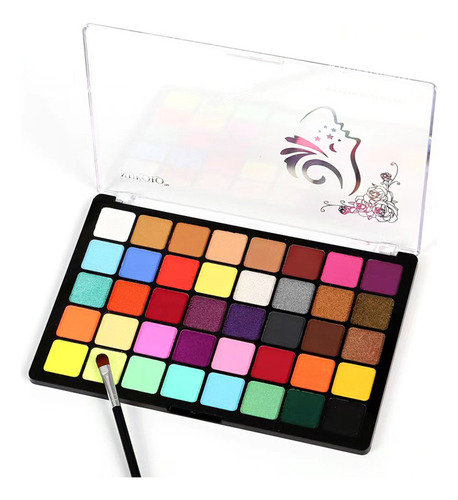 Conjunto Profissional De Pintura Facial Wateolor Com Pincéis