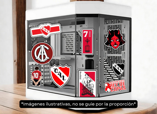 Sticker Independiente Rojo Cai Gran Campeón Argentina X3