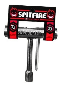 Ferramenta De Skate Multi Uso Chave Formato T Spitfire T3