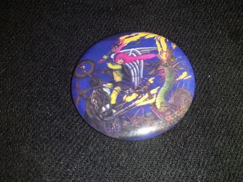 Botton Black Angels - Hell Machine. Importado ( Krokus ) (Usado)