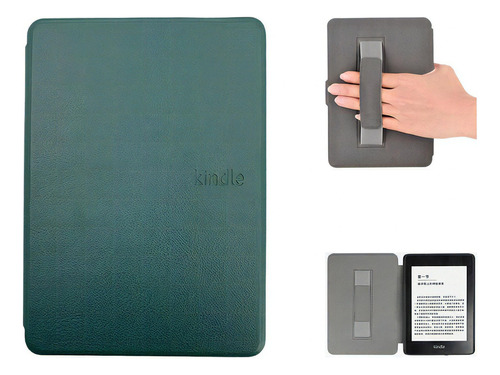 Capa Elástico Kindle Paperwhite 11º Geração 2021 6.8 Cor Verde Dark