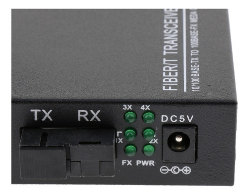 Transceptor De Fibra Óptica Ethernet Media Converter Para