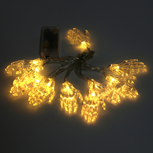 Cadena De Luces De Mano Con Forma De Esqueleto De Halloween,