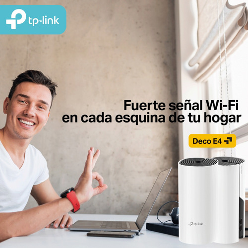 Router Deco E4 Ac1200 Sitema Mesh Tp-link 3 Nodos Dual Band