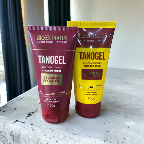 Kit Tutano Fixação Capil Tanogel Hidratante + Fix Forte 150g