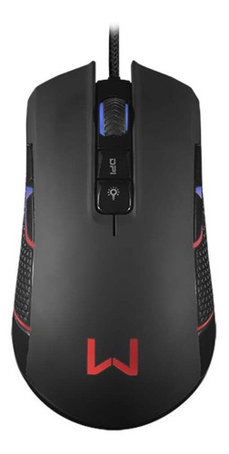 Mouse Gamer Perseus 4000dpi 6 Botões Macro Led Rgb Warrior M
