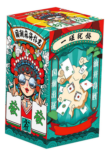 Jongg Juego De Cartas De Viaje 144 Cartas/juego Estilo B