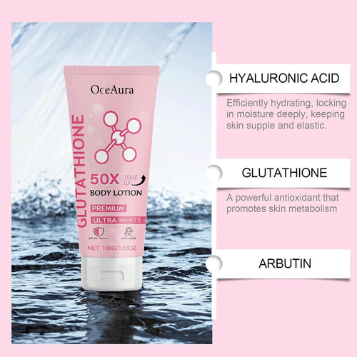 Loción Corporal Glutatión 50x Tone Up, Loción Corporal Perfu