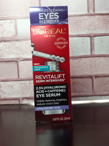 Loreal Revitalift De Ácido Hialurónico Y Cafeína 