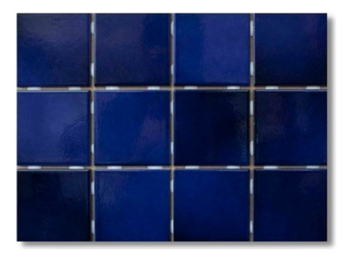 Azulejo 10x10 Ceramica Revestimiento En Malla Cocina Baño Azul Laguna