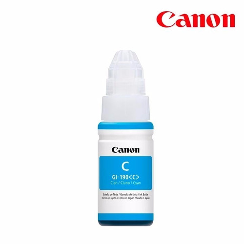 Tinta Canon Original Gi-190 Cyan Pixma G1100 G2100 G3100