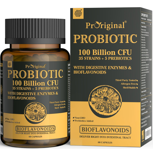 Probioticos Con Prebioticos Para Hombres Y Mujeres - 35 Cepa