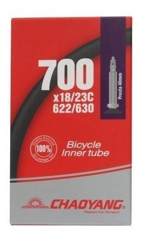 Imagen 3 de 6 de Camara Clincher Chaoyang 700x18/23 60 Mm En Caja=contino
