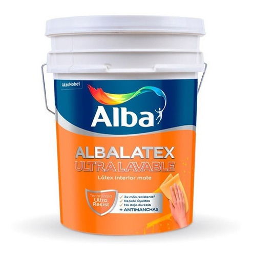 Pintura Albalatex Ultralavable Interior Alba X 20lts - Prestigio