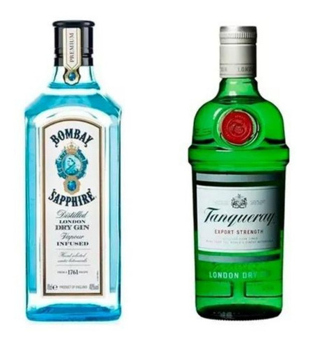 Gin Bombay Sapphire Y Tanqueray - Zetta Bebidas