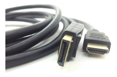 Imagem 3 de 3 de Cabo Displayport Macho X Hdmi Macho De 3 Metros