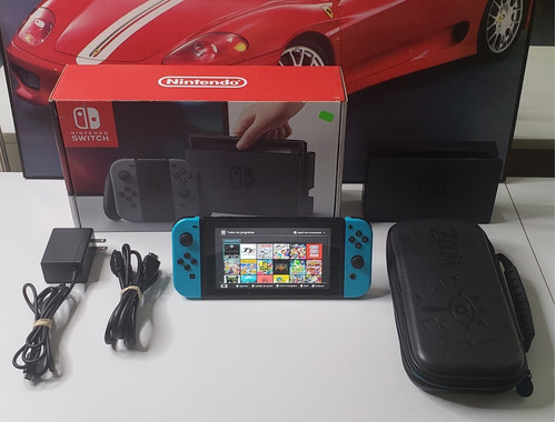 Nintendo Switch Flasehada 15 Juegazos Docking Sd 64 Gb Garan