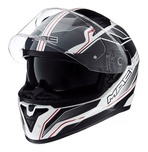 Casco Moto Visor Mac Speed 2.0 Disco Raven Cuota Devotobikes