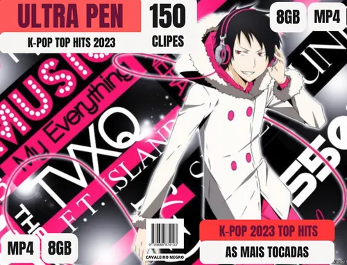 Pen Drive 8gb K pop Top Hits 2023 As Mais Tocadas 150 Clipes Pen Drive 8gb K pop Top Hits 2023 As Mais Tocadas 150 Clipes