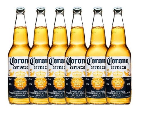 Imagen 1 de 1 de Cerveza Corona 710 Cc X6
