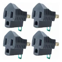 Comprar Adaptador 3 Clavija 2 Convertidor Tierra Polarizado Etl 4