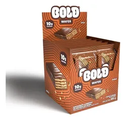 Caixa com 12Un Wafer Bold Avelã 10g de Proteína