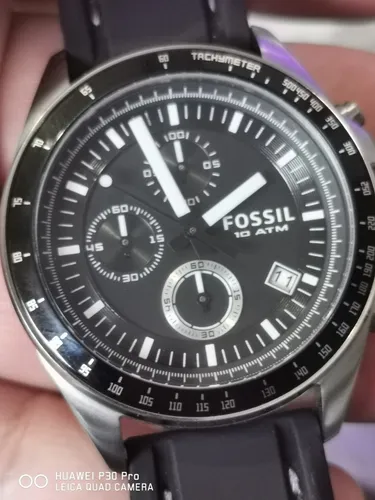 Reloj fossil 10 atm negro hotsell