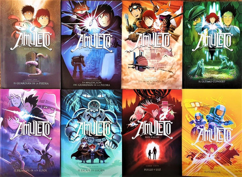 6 Libros A Elección Saga Amuleto - Kazu Kibuishi - Común