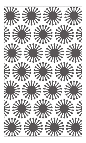 Plantilla Para Gofrado De Papel Tarjetas 76 X 127mm- Blooms