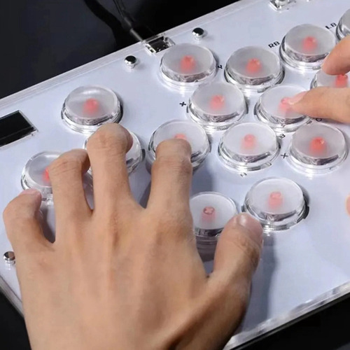 Teclado Arcade Joystick Hitbox Controller Rgb Para Juegos De