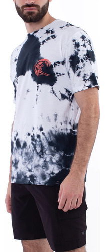 Remera O'neill Oakes Batik Blanco/negro Nueva Original 